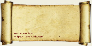 Isidora Milijanović vizit kartica